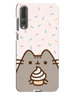 Чехол для Huawei P20 Pro (CLT-L04) с картинкой «Пушин с кексом»