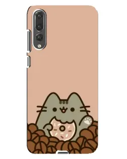 Чехол для Huawei P20 Pro (CLT-L04) с картинкой «Кофейный Пушин»