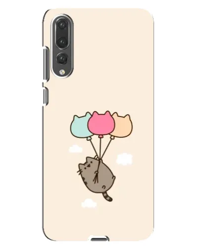 Чехол для Huawei P20 Pro (CLT-L04) с картинкой «Пушин на шариках»