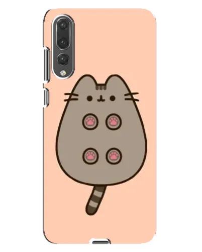 Чехол для Huawei P20 Pro (CLT-L04) с картинкой «Пушин пузиком кверху»