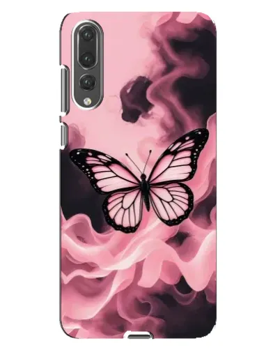Чохол для Huawei P20 Pro (CLT-L04) з картинкою «Метелик у диму» Чохол для Huawei P20 Pro (CLT-L04) з картинкою «Метелик у диму»