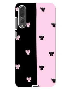Чохол для Huawei P20 Pro (CLT-L04) з картинкою «Контрастні банти»