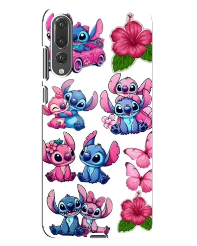 Чохол для Huawei P20 Pro (CLT-L04) з картинкою «Стікери Stitch та Angel»
