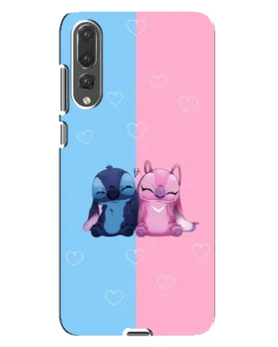 Чохол для Huawei P20 Pro (CLT-L04) з картинкою «Stitch та Angel Love»