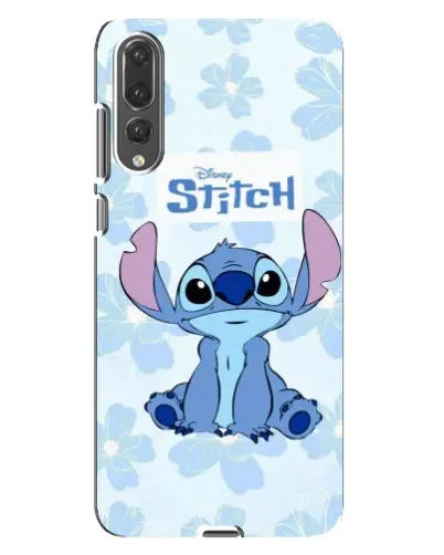 Чохол для Huawei P20 Pro (CLT-L04) з картинкою «Stitch серед квітів»
