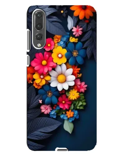 Чохол для Huawei P20 Pro (CLT-L04) з картинкою «Квіткова феєрія»
