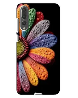 Чохол для Huawei P20 Pro (CLT-L04) з картинкою «Райдужна квітка»
