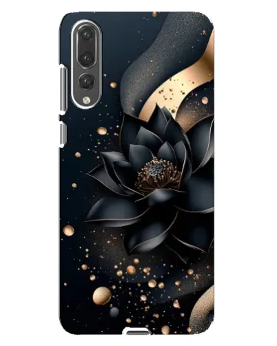 Чохол для Huawei P20 Pro (CLT-L04) з картинкою «Чорний лотос»