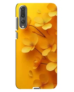 Чохол для Huawei P20 Pro (CLT-L04) з картинкою «Золоті пелюстки»