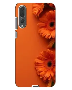 Чохол для Huawei P20 Pro (CLT-L04) з картинкою «Помаранчеві гербери»