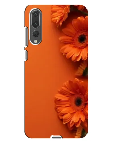 Чохол для Huawei P20 Pro (CLT-L04) з картинкою «Помаранчеві гербери»