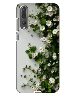 Чохол для Huawei P20 Pro (CLT-L04) з картинкою «Гілка дрібних білих квітів»