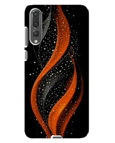 Чехол для Huawei P20 Pro (CLT-L04) с картинкой «Огненная звездная волна»