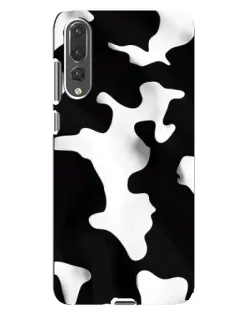 Чехол для Huawei P20 Pro (CLT-L04) с картинкой «Черно-белое пятно»
