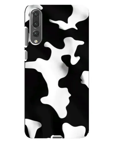 Чехол для Huawei P20 Pro (CLT-L04) с картинкой «Черно-белое пятно»
