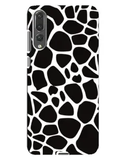 Чехол для Huawei P20 Pro (CLT-L04) с картинкой «Черно-белый жираф»