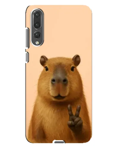 Чохол для Huawei P20 Pro (CLT-L04) з картинкою «Капібара вікторія»