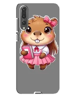 Чохол для Huawei P20 Pro (CLT-L04) з картинкою «Дівчинка капібара»