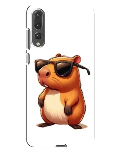 Чохол для Huawei P20 Pro (CLT-L04) з картинкою «Капібара в окулярах»