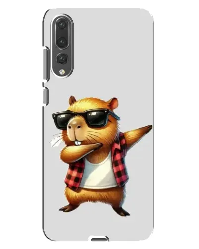 Чохол для Huawei P20 Pro (CLT-L04) з картинкою «Капібара репер даб»