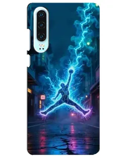 Чохол для Huawei P30 з картинкою «Jordan Gold Jumpman»