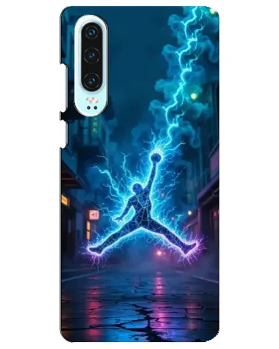 Чехол для Huawei P30 с картинкой «Jordan Gold Jumpman»