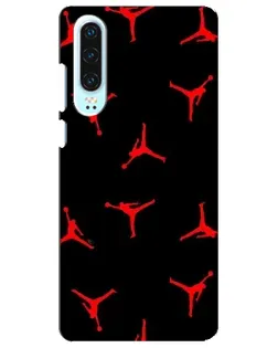 Чохол для Huawei P30 з картинкою «Jordan Red Pattern»