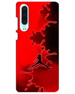 Чехол для Huawei P30 с картинкой «Jordan Red Smoke»