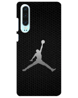 Чехол для Huawei P30 с картинкой «Jordan Dark Carbon»