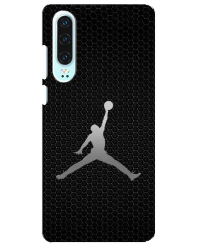 Чехол для Huawei P30 с картинкой «Jordan Dark Carbon»