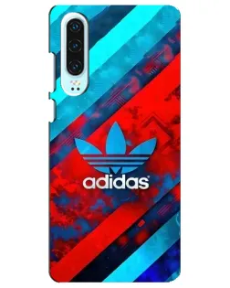 Чехол для Huawei P30 с картинкой «Абстракция Adidas»
