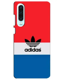 Чехол для Huawei P30 с картинкой «Ретро блоки Adidas»