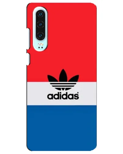 Чехол для Huawei P30 с картинкой «Ретро блоки Adidas»