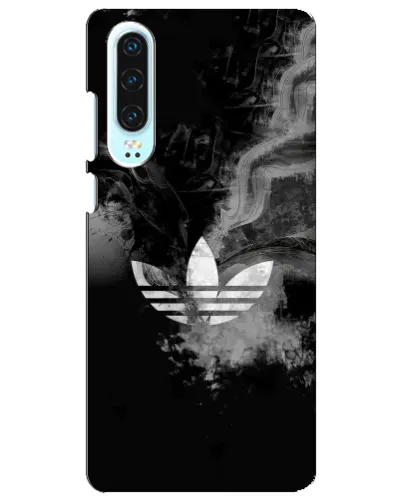 Чехол для Huawei P30 с картинкой «Абстрактный дым Adidas»