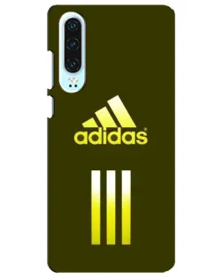 Чехол для Huawei P30 с картинкой «Оливковый градиент Adidas»