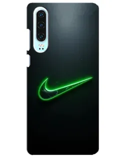 Чехол для Huawei P30 с картинкой «Неоновый контур Nike» Чехол для Huawei P30 с картинкой «Неоновый контур Nike»