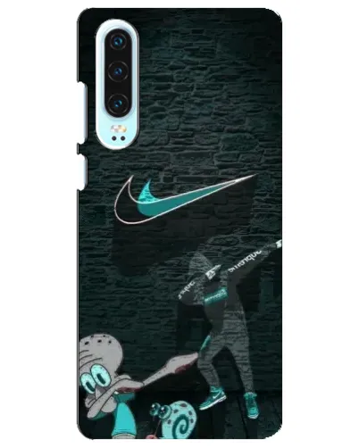 Чехол для Huawei P30 с картинкой «Спортивный арт Nike»
