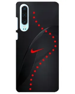 Чехол для Huawei P30 с картинкой «Абстрактный дизайн Nike»