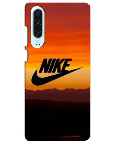 Чехол для Huawei P30 с картинкой «Nike — вечерний горизонт»