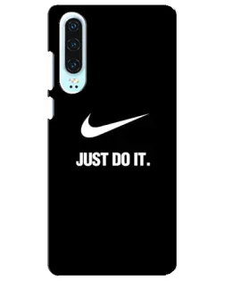 Чехол для Huawei P30 с картинкой «Классический принт Nike»