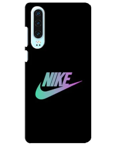 Чехол для Huawei P30 с картинкой «Nike — городская ночь»