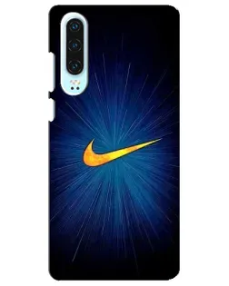 Чохол для Huawei P30 з картинкою «Синій пульс Nike»