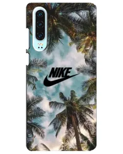 Чохол для Huawei P30 з картинкою «Тропічний принт Nike»