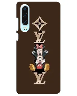 Чехол для Huawei P30 с картинкой «LV и Микки Маус»