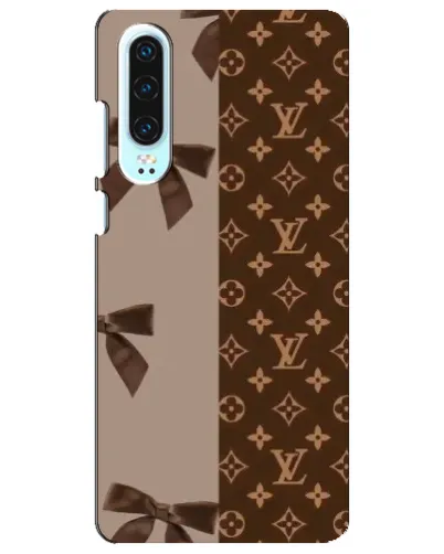 Чехол для Huawei P30 с картинкой «Louis Vuitton — банты»