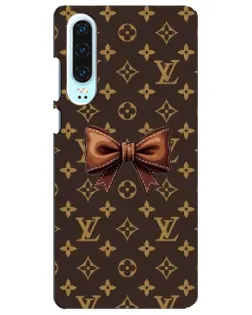 Чехол для Huawei P30 с картинкой «LV с бантом»