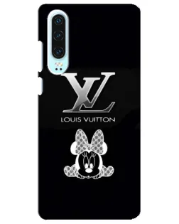 Чехол для Huawei P30 с картинкой «LV и Минни Маус»