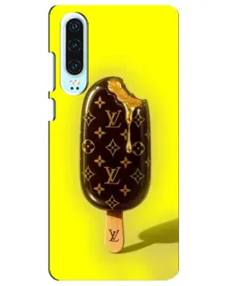 Чехол для Huawei P30 с картинкой «Мороженое от LV»