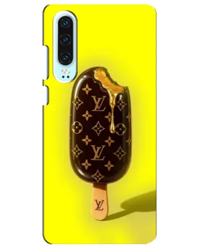 Чехол для Huawei P30 с картинкой «Мороженое от LV»