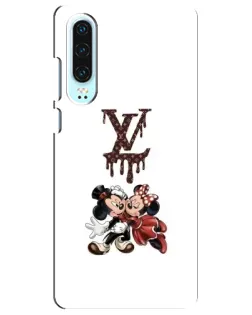 Чехол для Huawei P30 с картинкой «LV и Микки Маус»